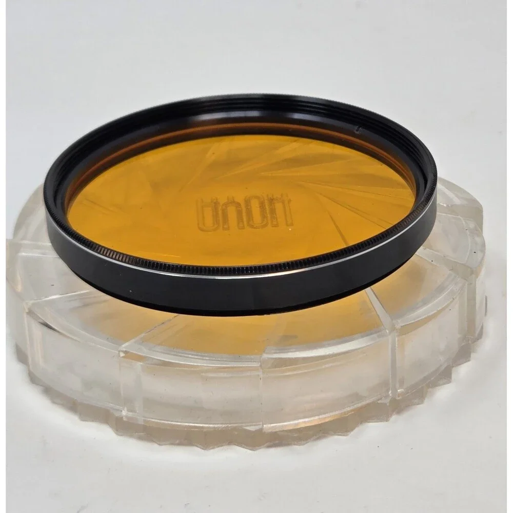 Hoya 55mm O(G) Orange Camera Filter Made in Japan w/‎ Case Vintage